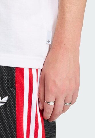 ADIDAS ORIGINALS Shirt 'Trefoil Series Roses' in White