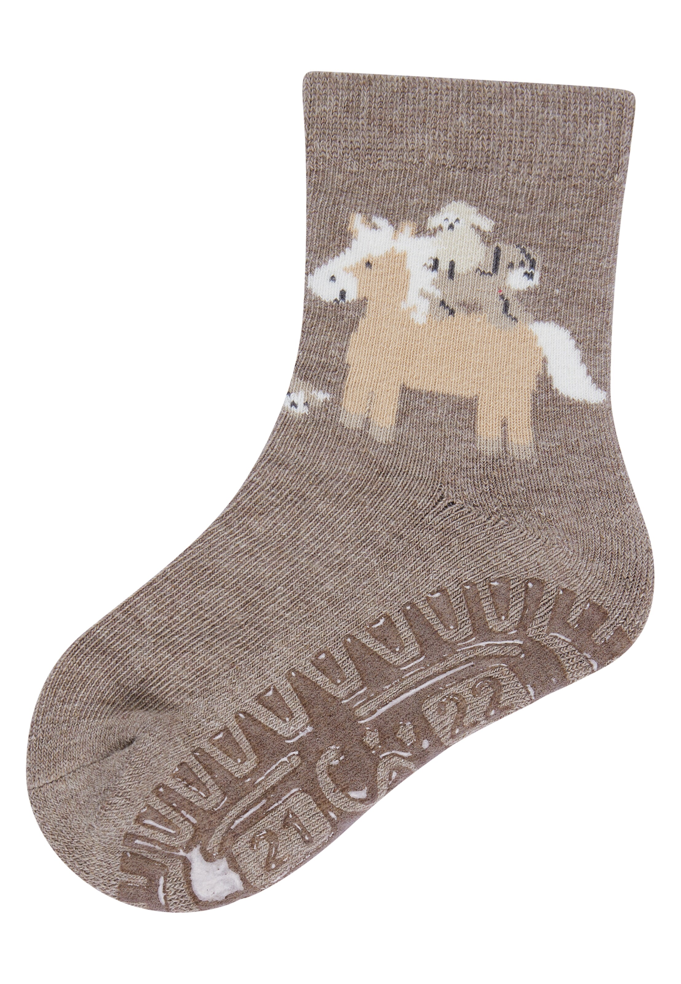 STERNTALER Socks in Brown: front