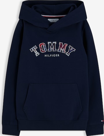 TOMMY HILFIGER Mikina 'HERITAGE' – modrá: přední strana