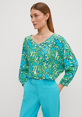 COMMA Blouse in Blue: front