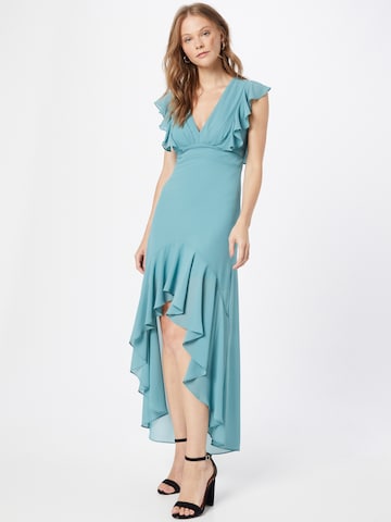 TFNC - Vestido de noche 'NISHA' en verde: frente
