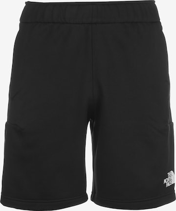 THE NORTH FACE Regular Workout Pants in Black: front