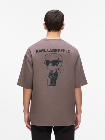 Tricou de la Karl Lagerfeld pe mov: față