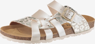 Aniston Mules in Beige: front