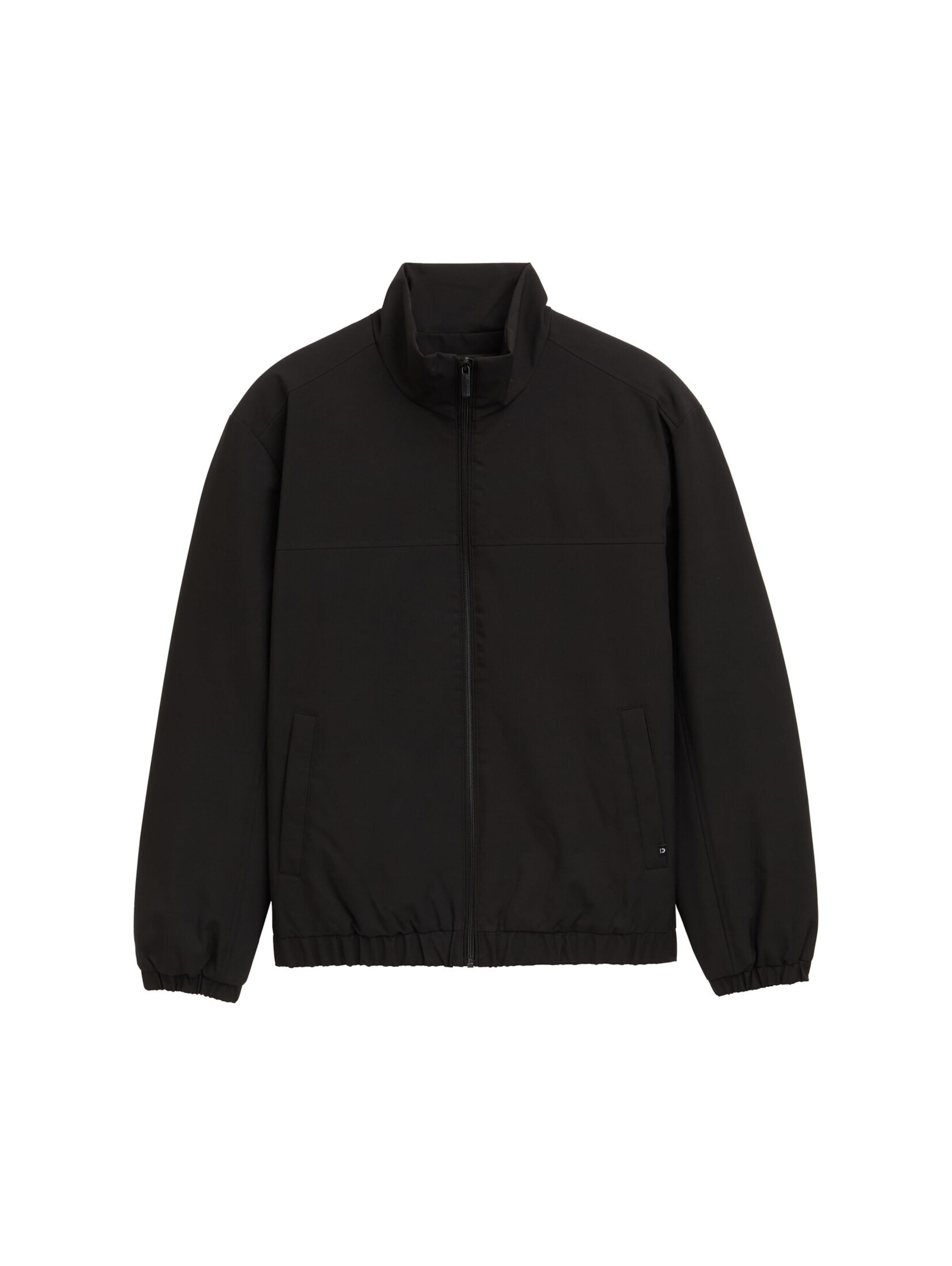 TOM TAILOR DENIM Between-Season Jacket in Black: front