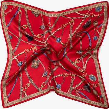 MayTree Scarf 'Modern Life' in Red: front