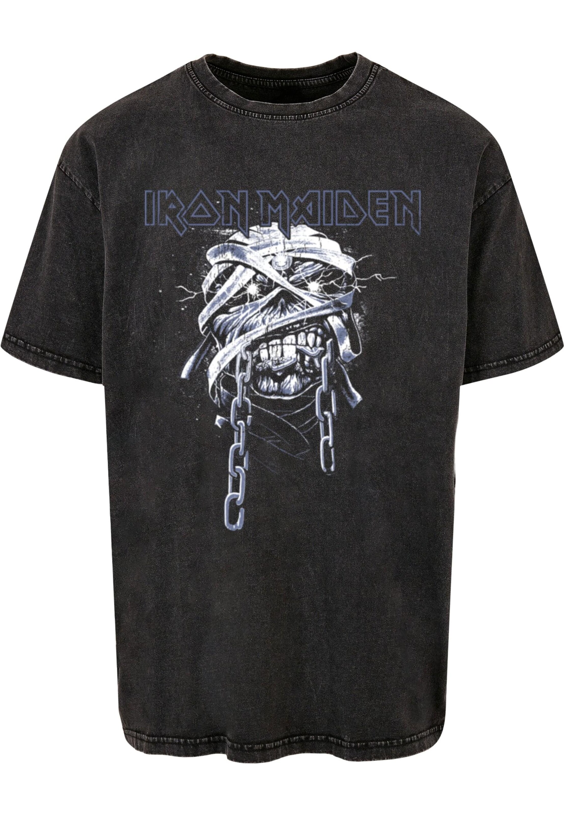 Merchcode Shirt 'Powerslave - Head' in Black: front