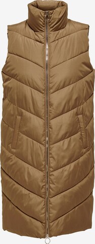 JDY Bodywarmer 'Finno' in Bruin: voorkant