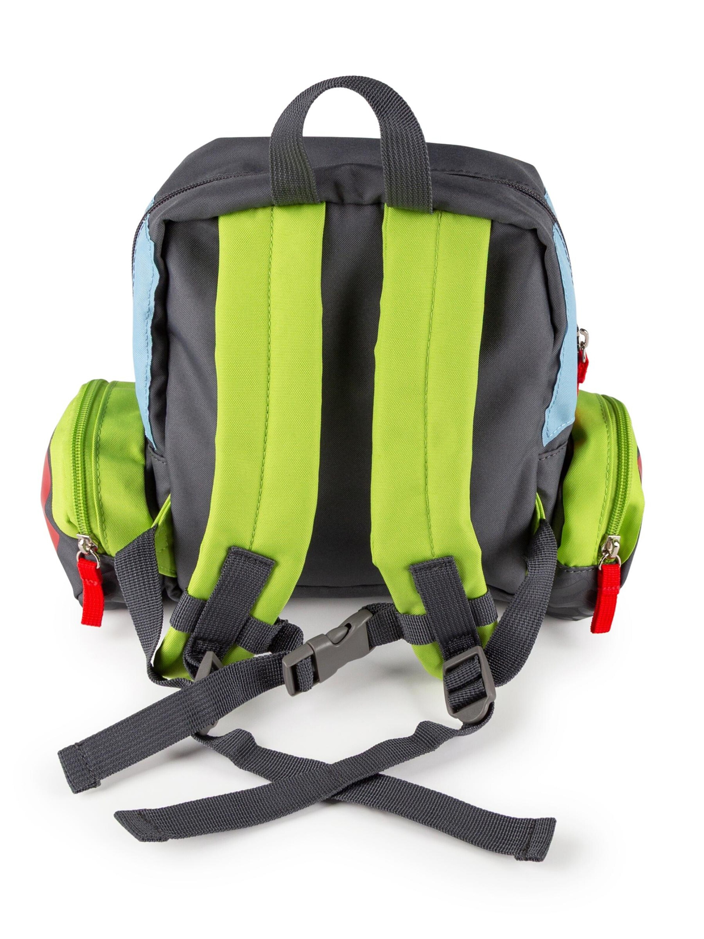 SIGIKID Backpack 'Rucksack Fahrzeuge' in Green