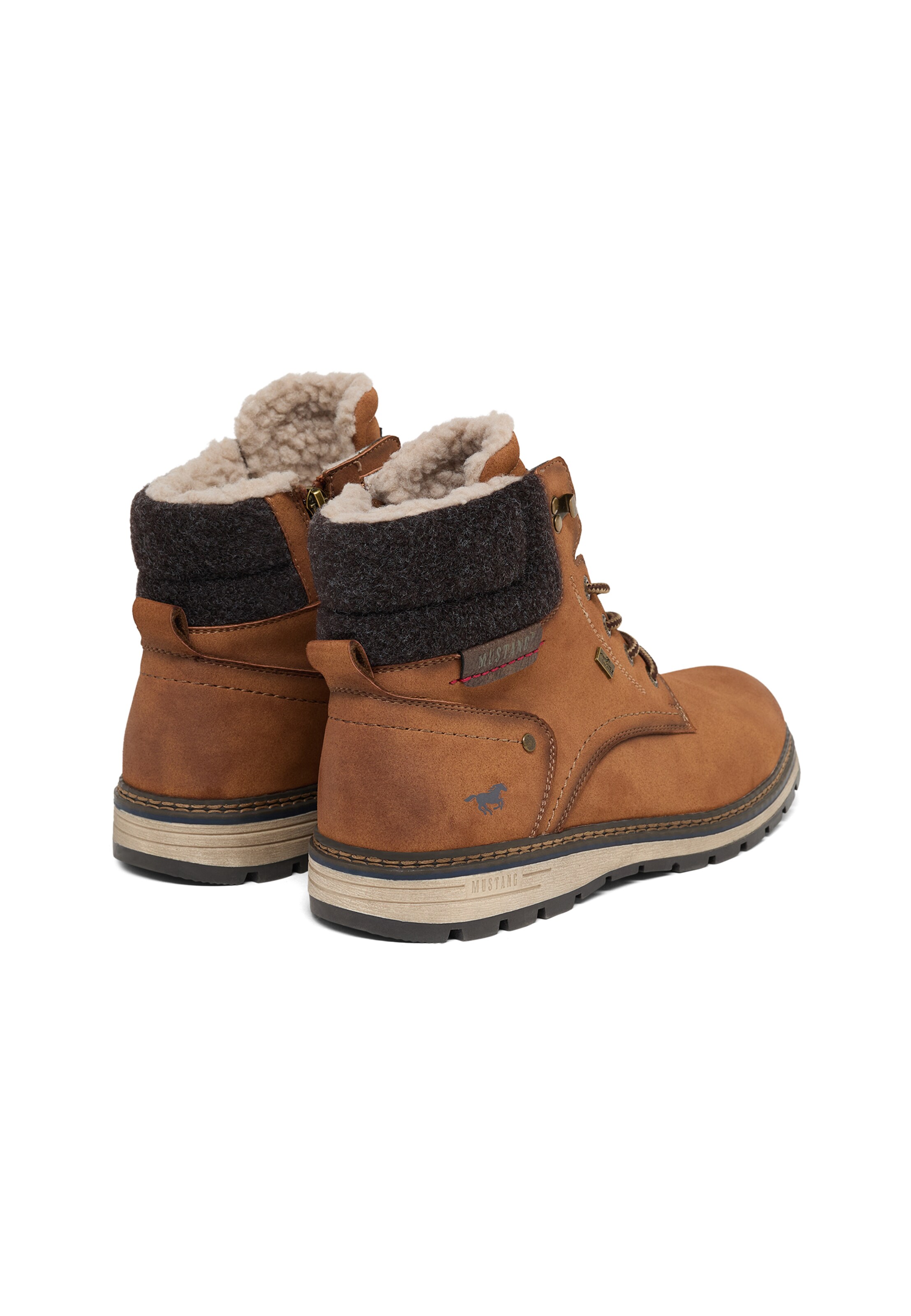 MUSTANG Schnürboots 'Mariko' in Braun