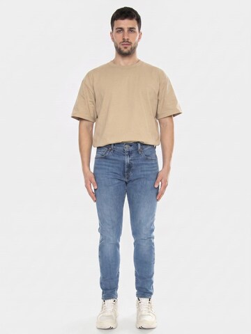 Baggy Jeans '512 Slim Taper Come Draw With Me Adv Med Indigo Worn In' di LEVI'S ® in blu: frontale