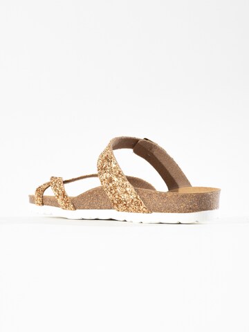 Bayton Pantolette 'Diane' in Gold