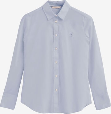 Polo Club Blouse Bodysuit in Blue: front