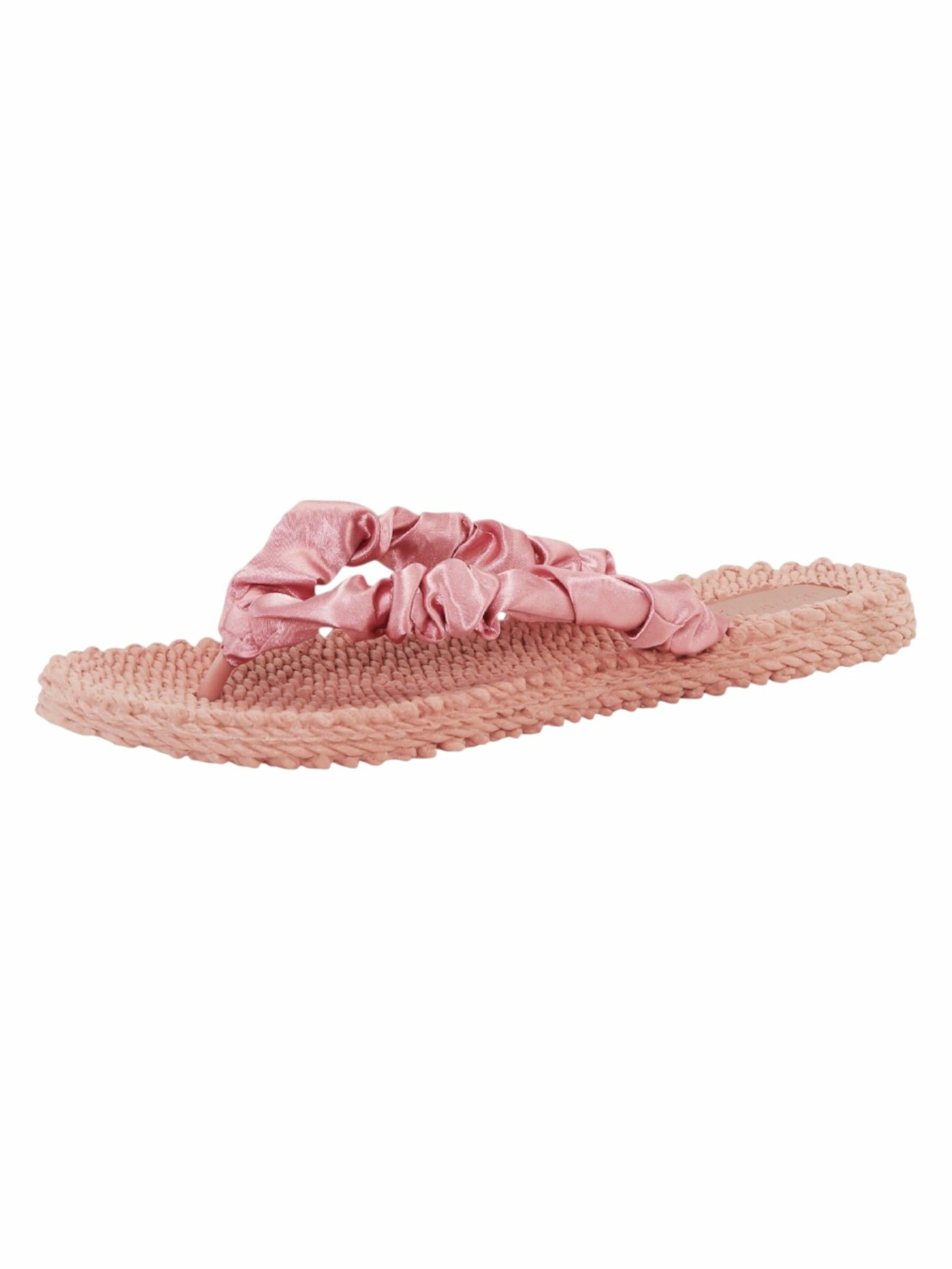 ILSE JACOBSEN Teenslipper in Roze: voorkant