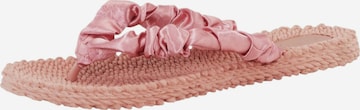 Tongs ILSE JACOBSEN en rose : devant