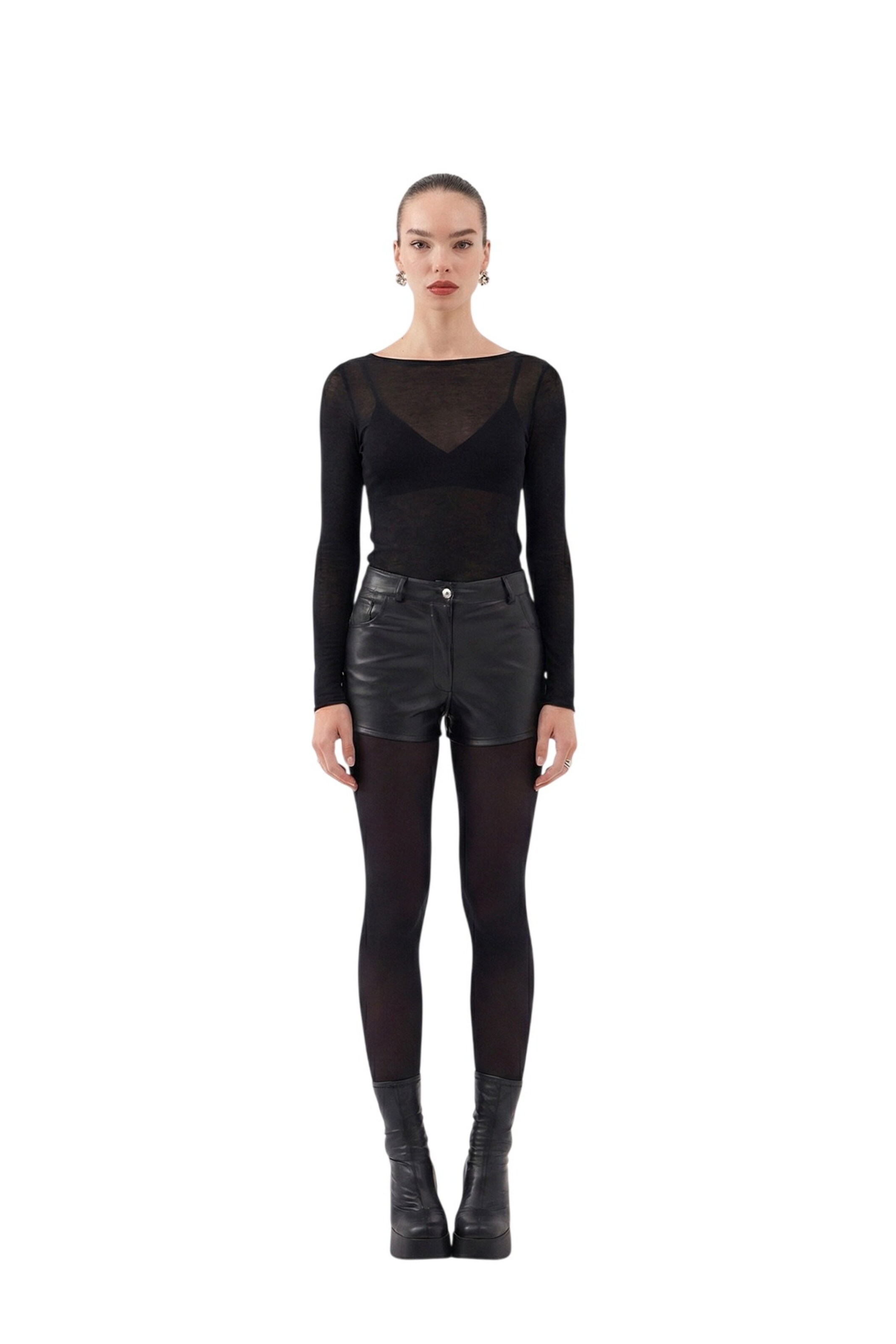 HOLLY LOLLY Bluse in Schwarz