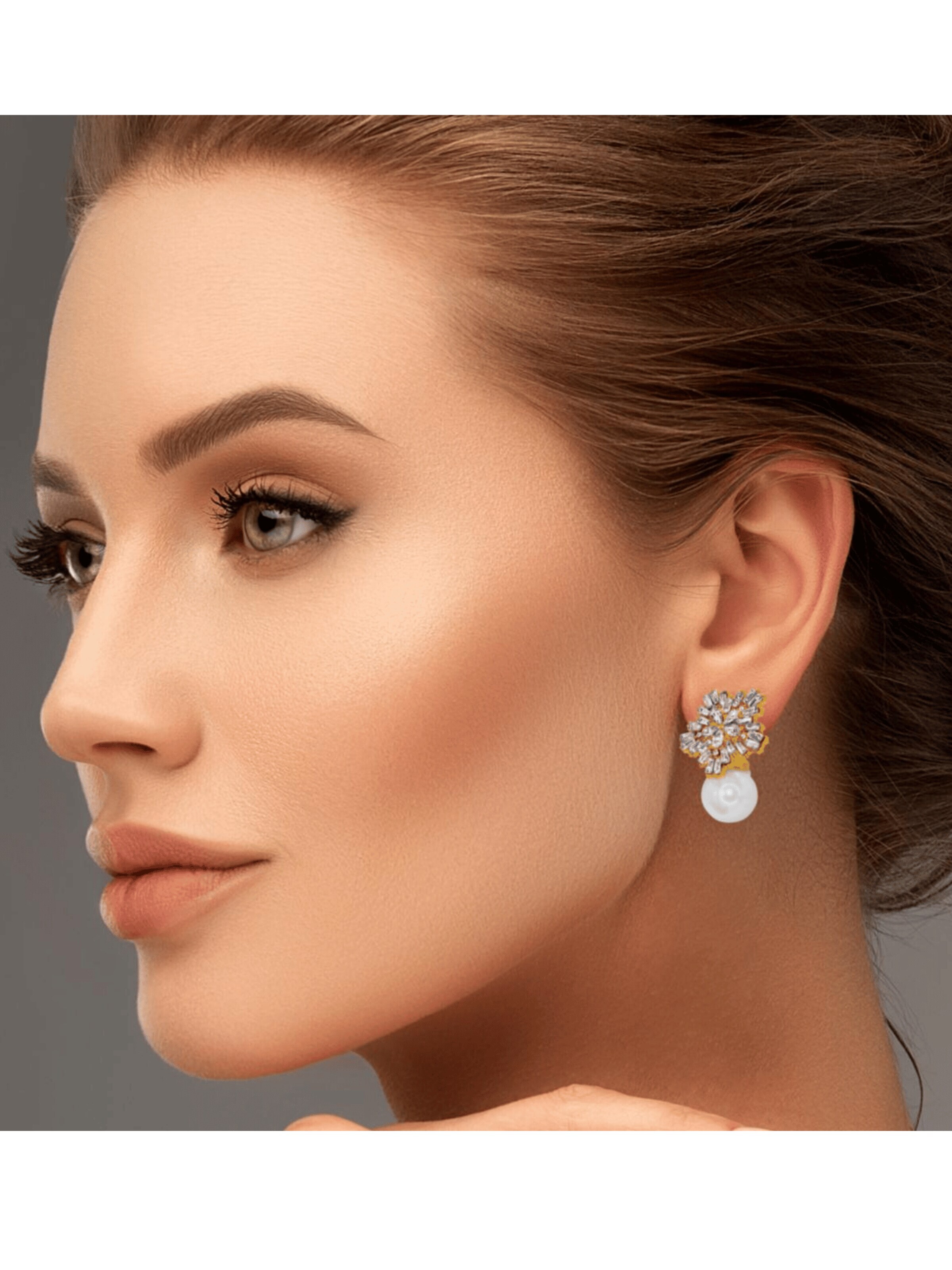 ARS-ARGENTI Earrings 'DIAMOND DRAMA' in Gold