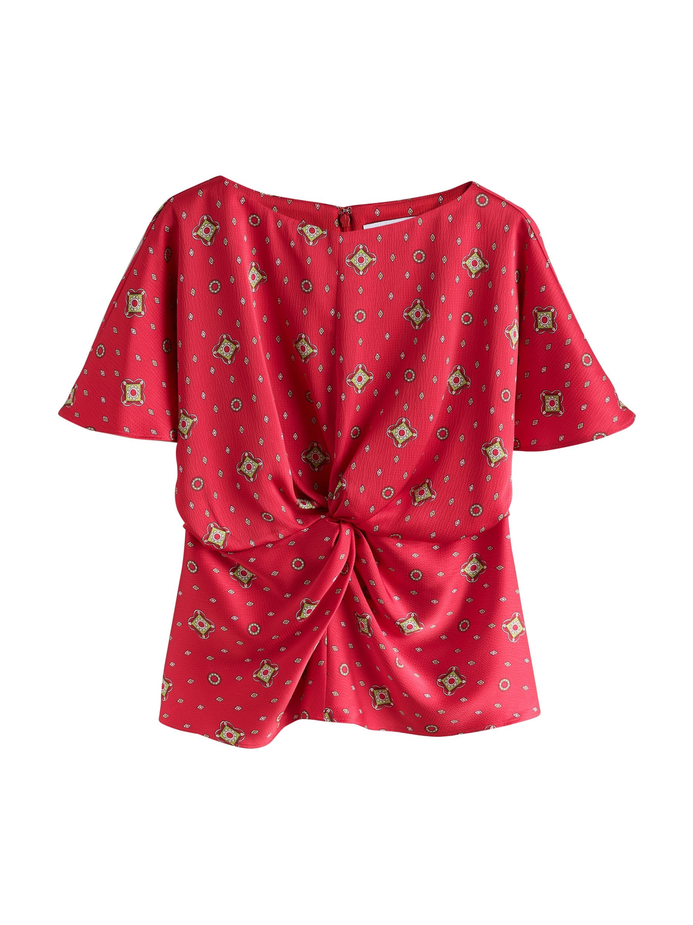 Next Bluse i rød: forside
