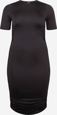 PIECES Curve Dress 'NALA' in Black: front