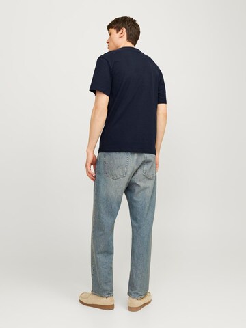 mėlyna JACK & JONES Marškinėliai 'JJCaleb'