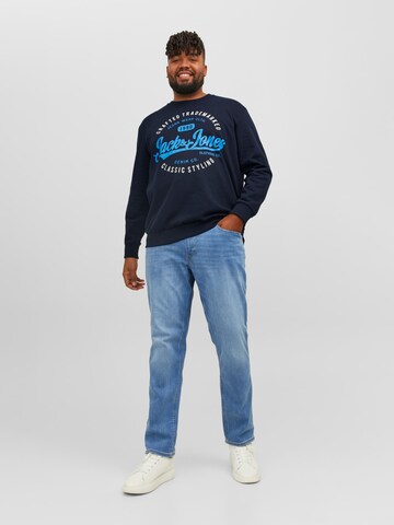 Jack & Jones Plus Sweatshirt 'Mikk' in Blau
