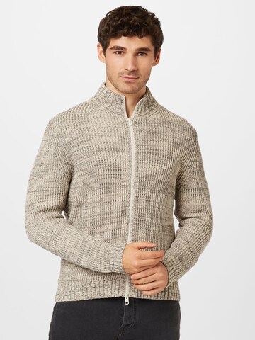 CINQUE Knit Cardigan 'FABIO' in Beige: front