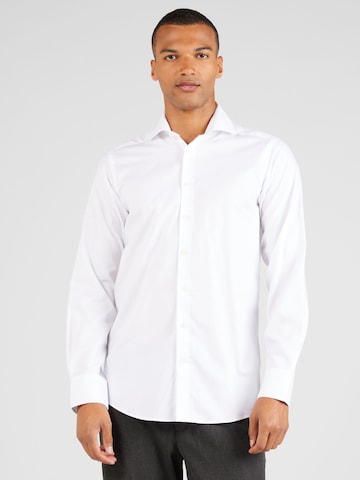 Bruun & Stengade Regular fit Риза 'Begovic' в бяло: отпред