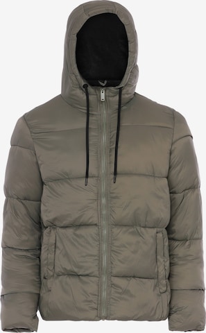 IDONY Winter Jacket in Green: front