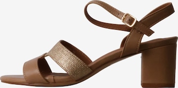Sandales 'Sandalen mit Absatz' POTI PATI en beige : devant