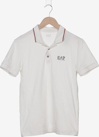 EA7 Emporio Armani Poloshirt S in Weiß: predná strana