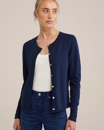 WE Fashion Strickjacke in Blau