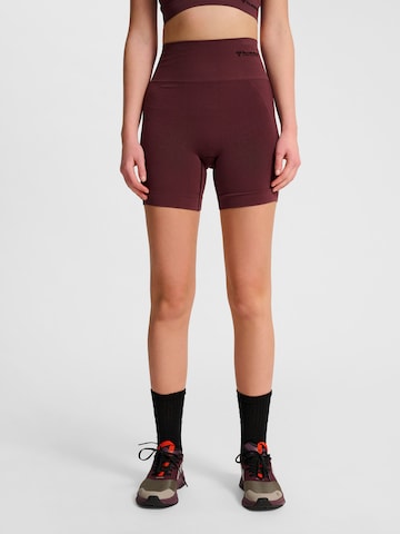 Hummel Skinny Sports trousers 'Tif' in Purple: front