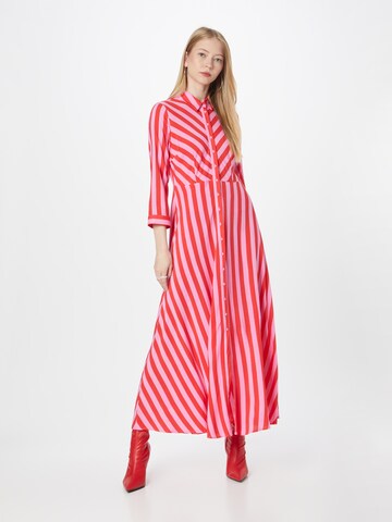 Y.A.S Shirt Dress 'Savanna' in Red: front