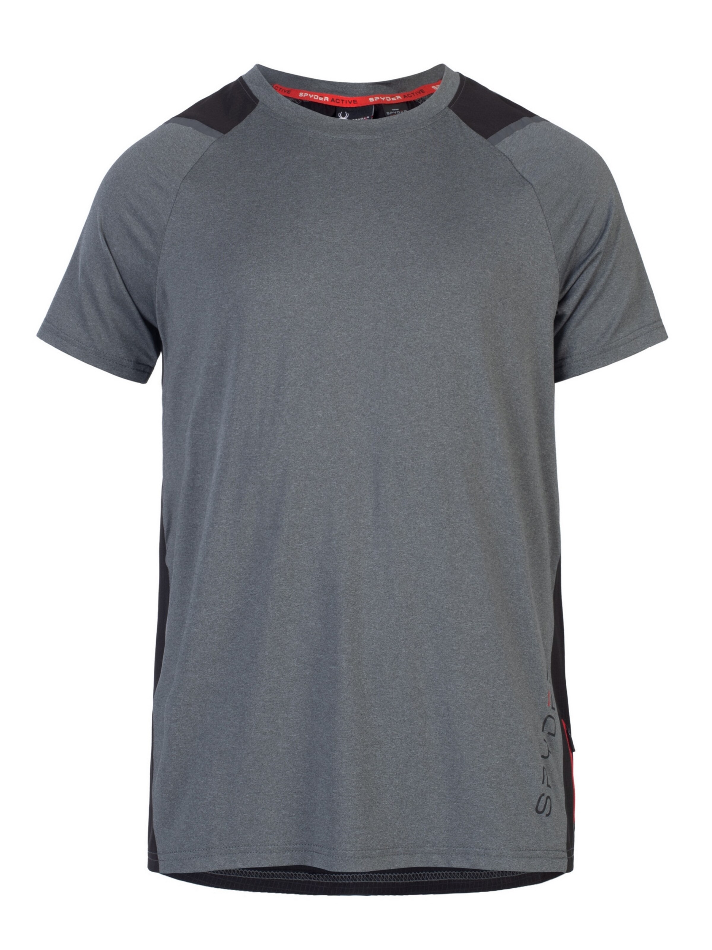 Spyder Λειτουργικό μπλουζάκι σε γκρι: μπροστά
