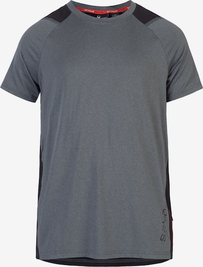 Spyder Performance shirt in Dark grey / Blood red / Black, Item view