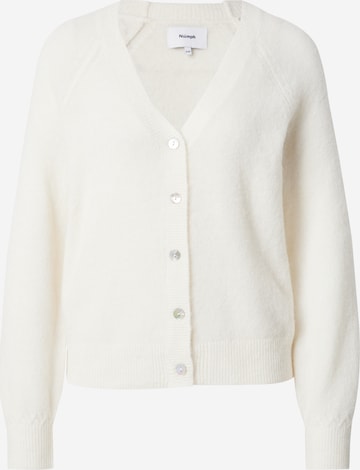 Cardigan 'Riette' NÜMPH en blanc : devant