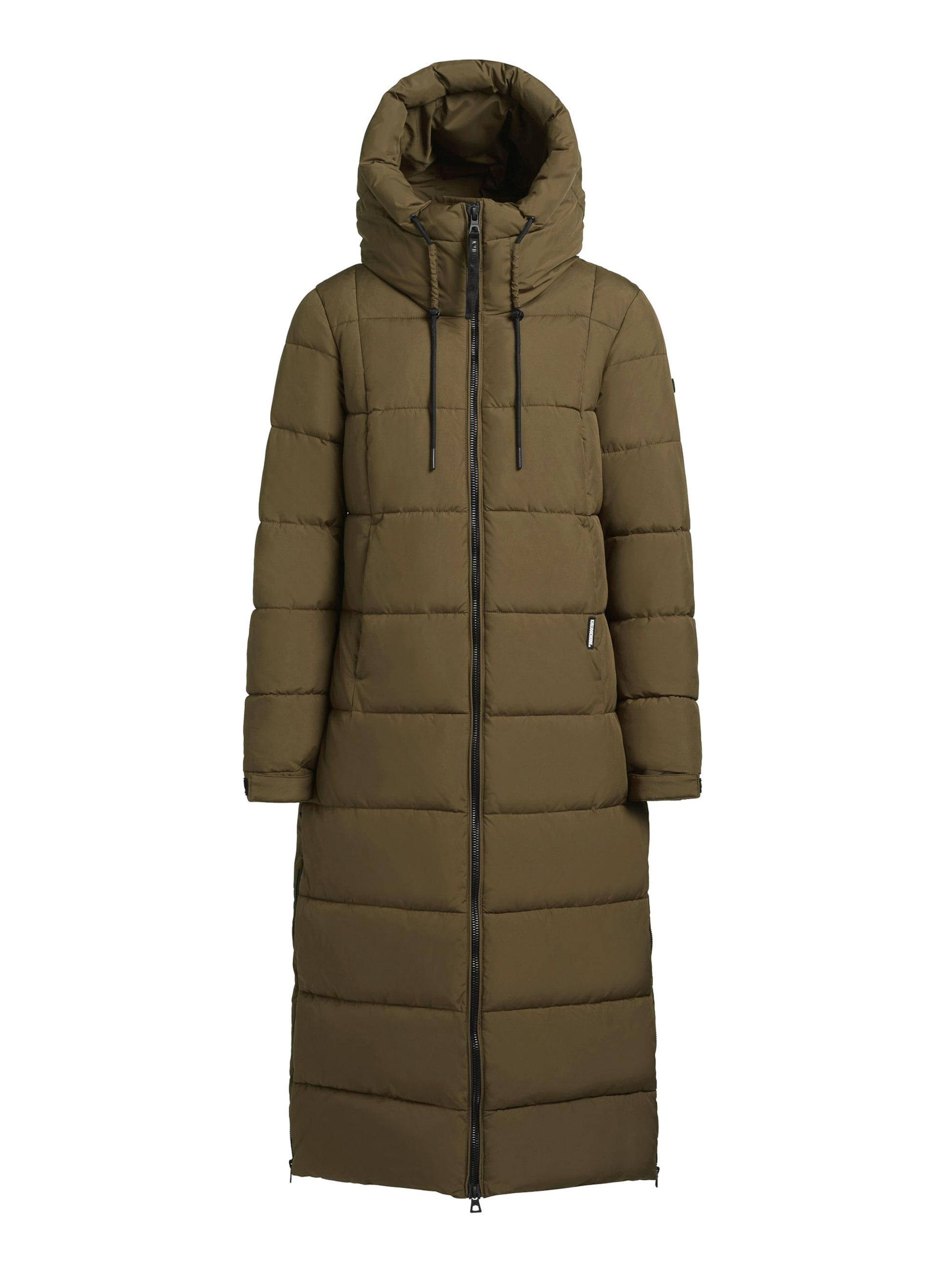 khujo Wintermantel 'Deria' in Grün: Vorderseite