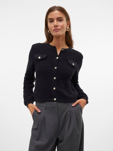 VERO MODA Cardigan 'Violetta' i sort: forside