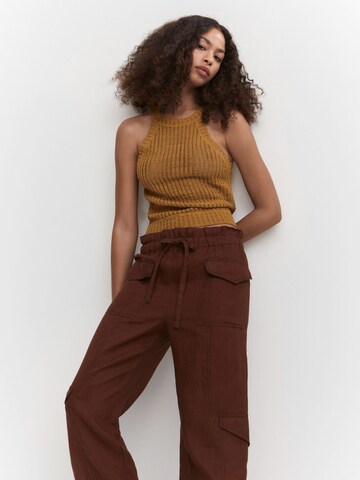 MANGO Top 'FUSTA' in Braun