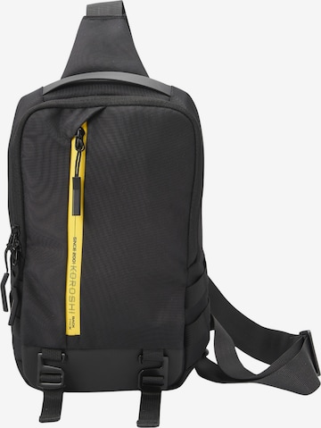 KOROSHI Backpack in Black: front