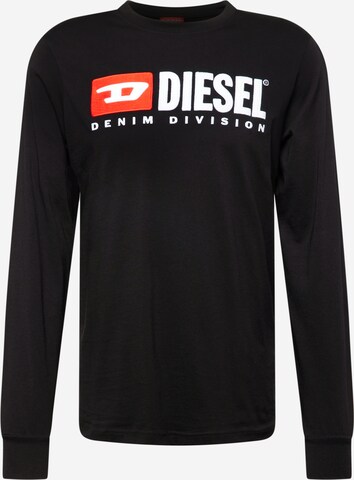 Maglietta di DIESEL in nero: frontale