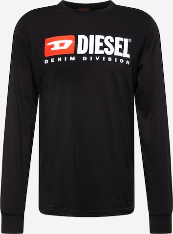 DIESEL Shirt in Zwart: voorkant