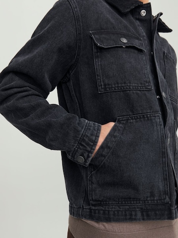 JACK & JONES Between-season jacket 'Steel' in Black