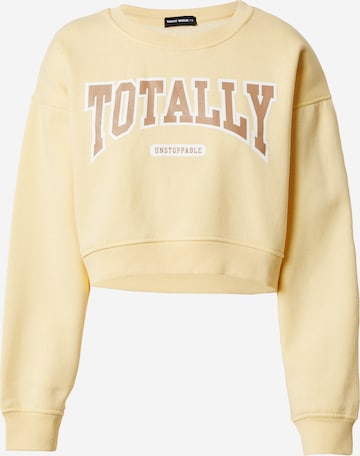 Tally Weijl - Sweatshirt em amarelo: frente