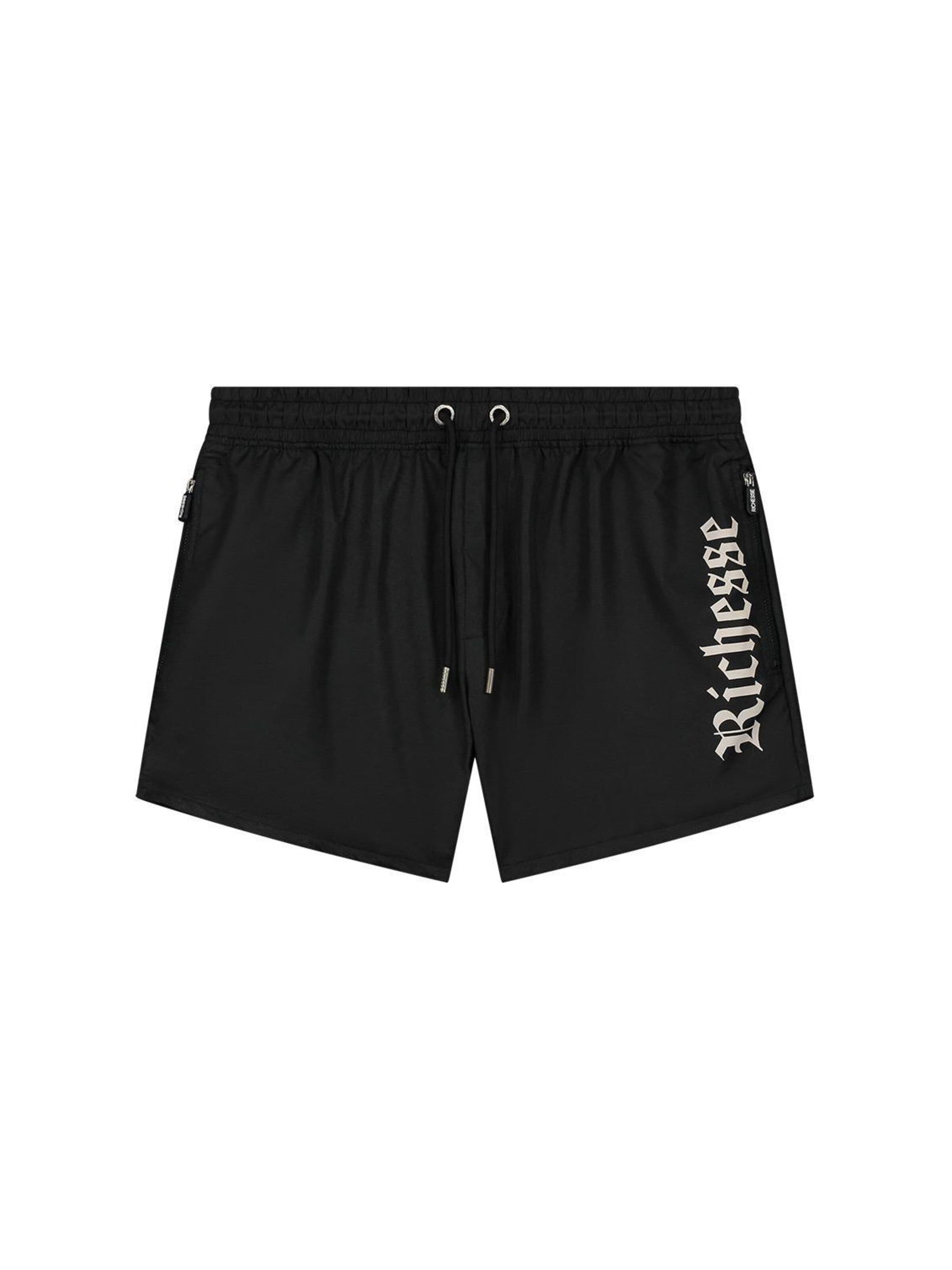 Richesse Zwemshorts 'BLISS BLACK ZWEMSHORT' in Zwart: voorkant