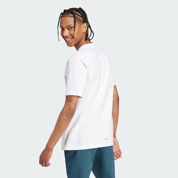 ADIDAS SPORTSWEAR Toiminnallinen paita 'Z.N.E.' värissä valkoinen