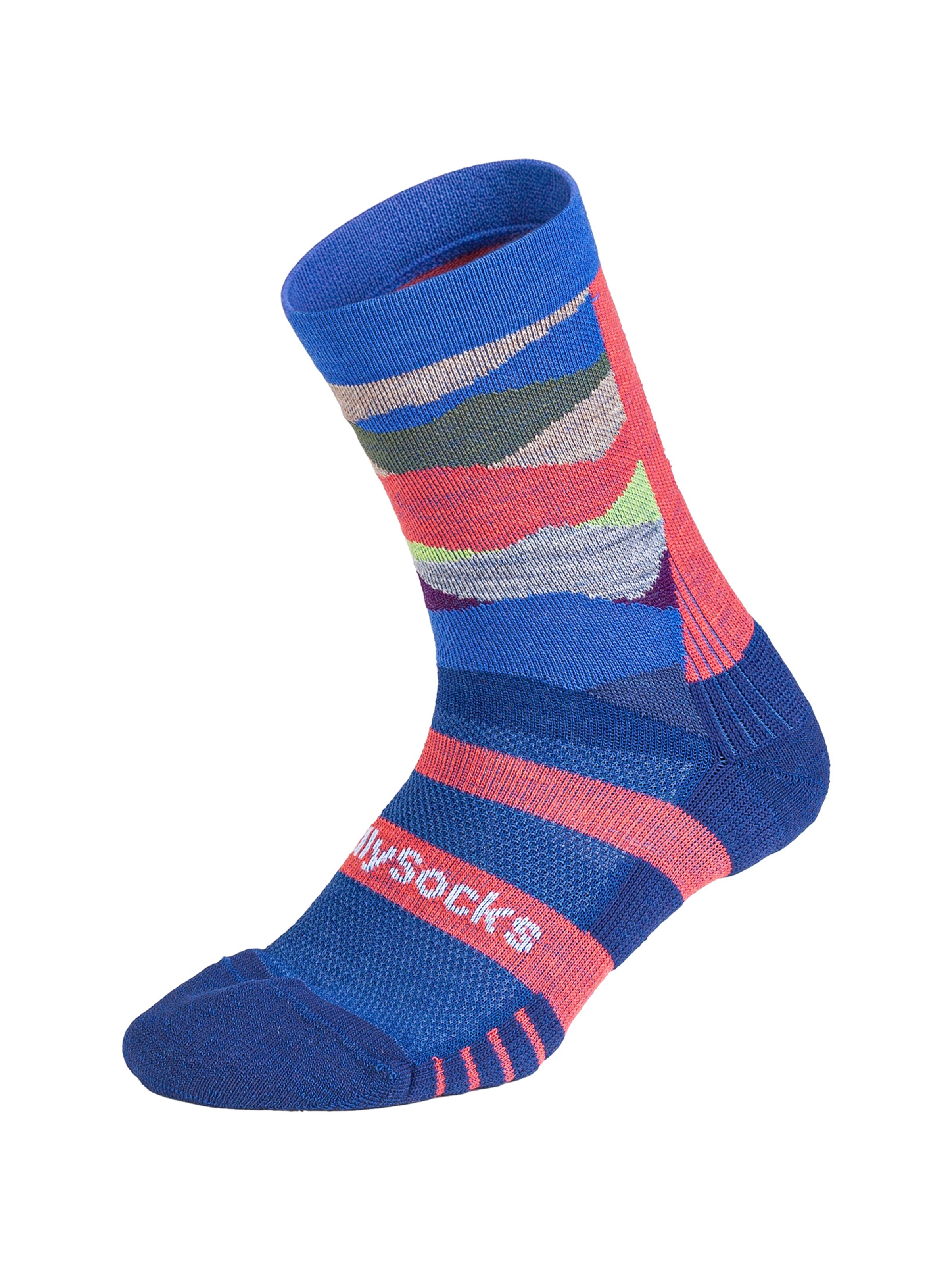 Chaussettes de sport DillySocks en bleu : devant