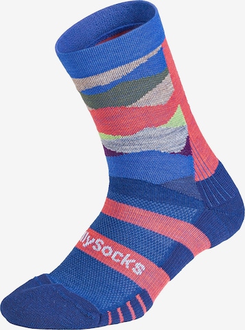Chaussettes de sport DillySocks en bleu : devant