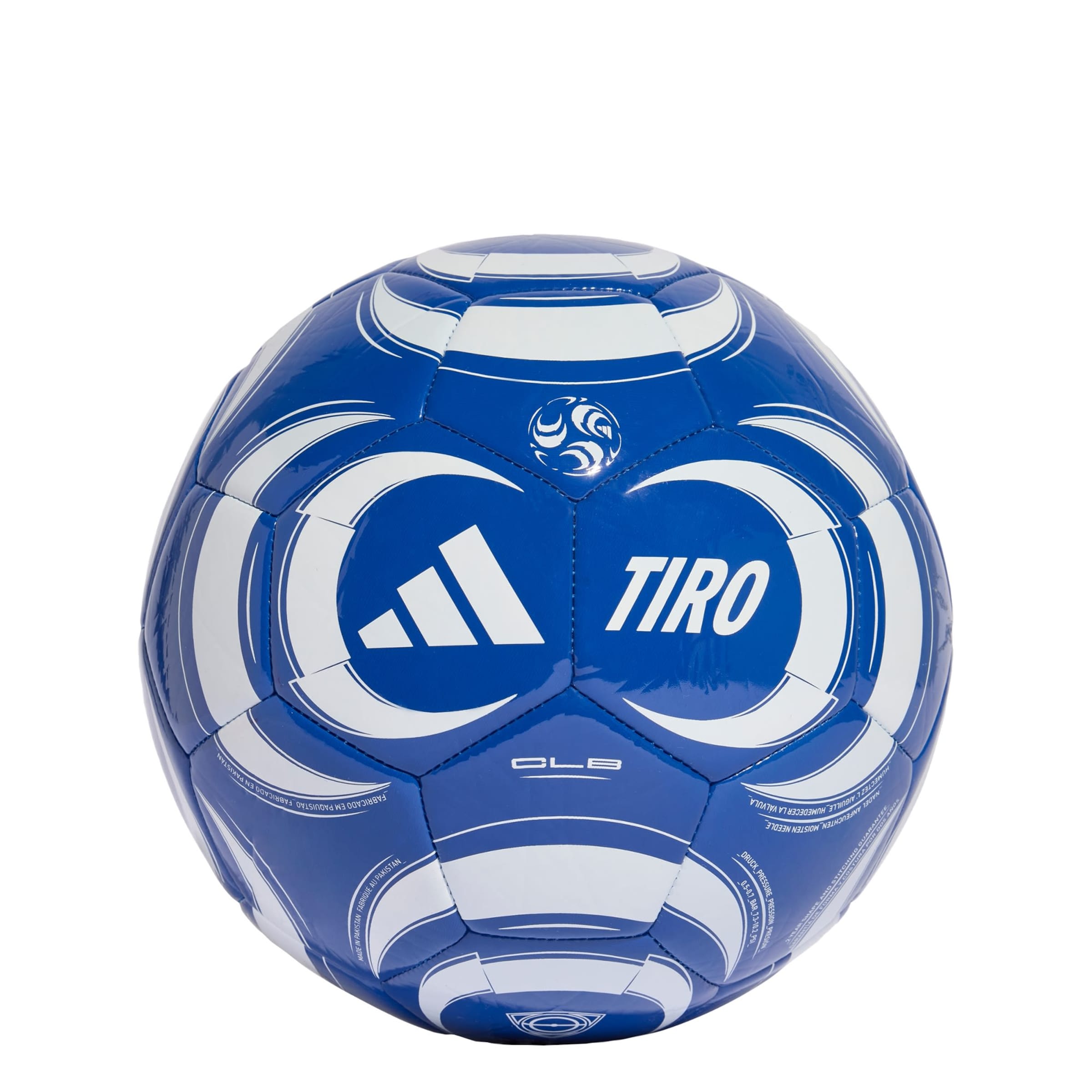 Pallone 'Tiro Club' di ADIDAS PERFORMANCE in blu: frontale