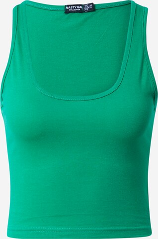 Nasty Gal Top in Green: front